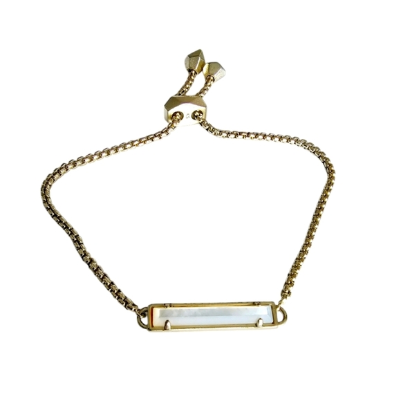 Kendra Scott Jewelry - Kendra Scott Stan Bracelet Slate Cat's Eye Light Gold